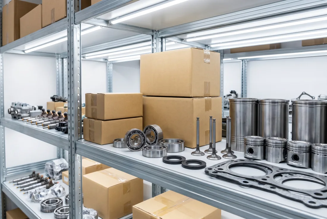 Genuine OEM marine engine spare parts in active stock — Wartsila, MAN B&W, Sulzer, CAT