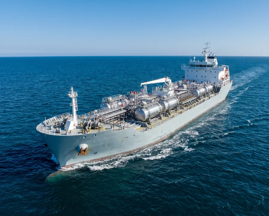 Chemical tanker vessel at sea — marine spare parts supplier