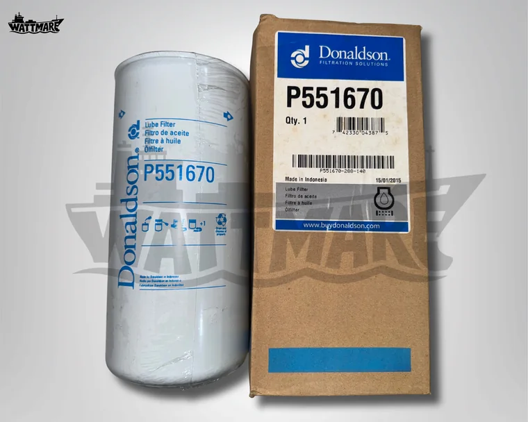 Lube oil filter for Donaldson P551670 — Wattmare marine spare parts stock