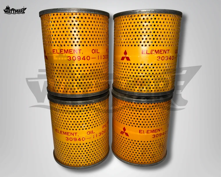 Oil filter elements for Mitsubishi — Wattmare marine spare parts stock