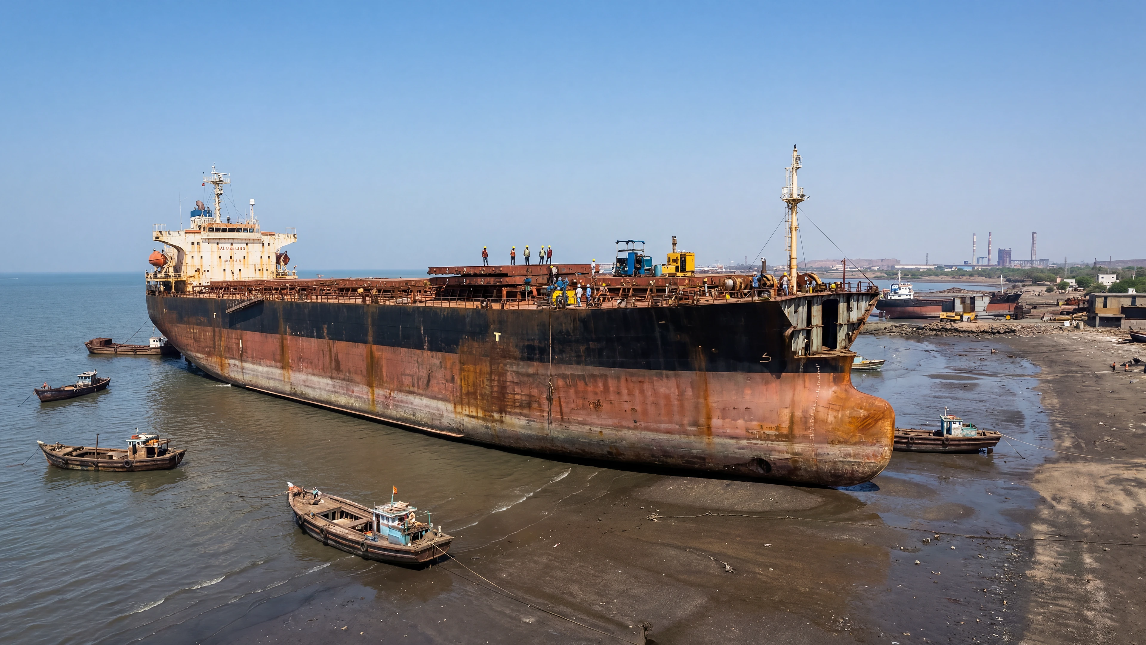 Pielstick spare parts for older and obsolete fleets at the Alang ship-recycling yard