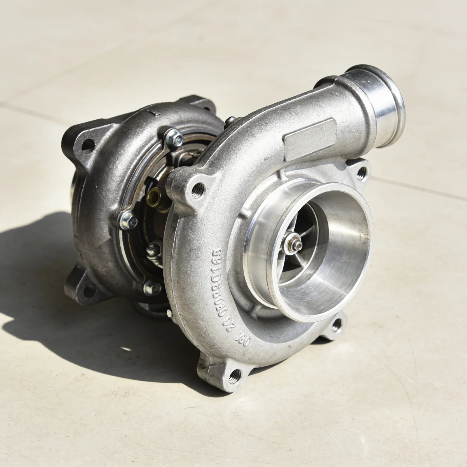Recovered marine turbocharger from Alang