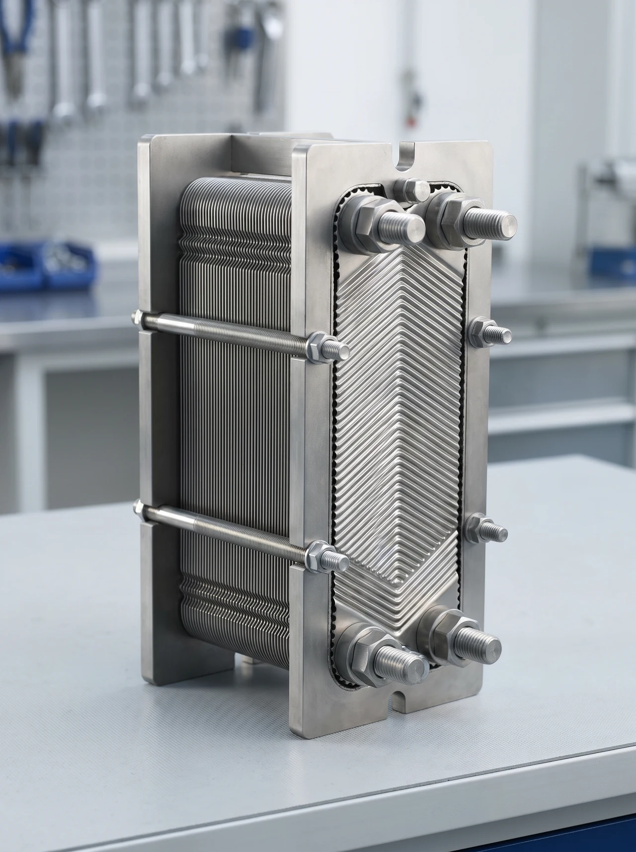 evaporator plate pack of marine fresh water generator