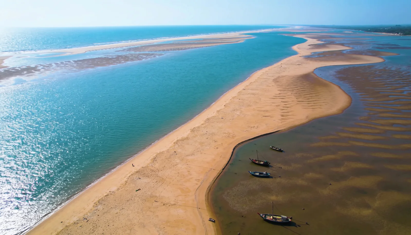 Gulf of Khambhat coastline near Bhavnagar, Gujarat
