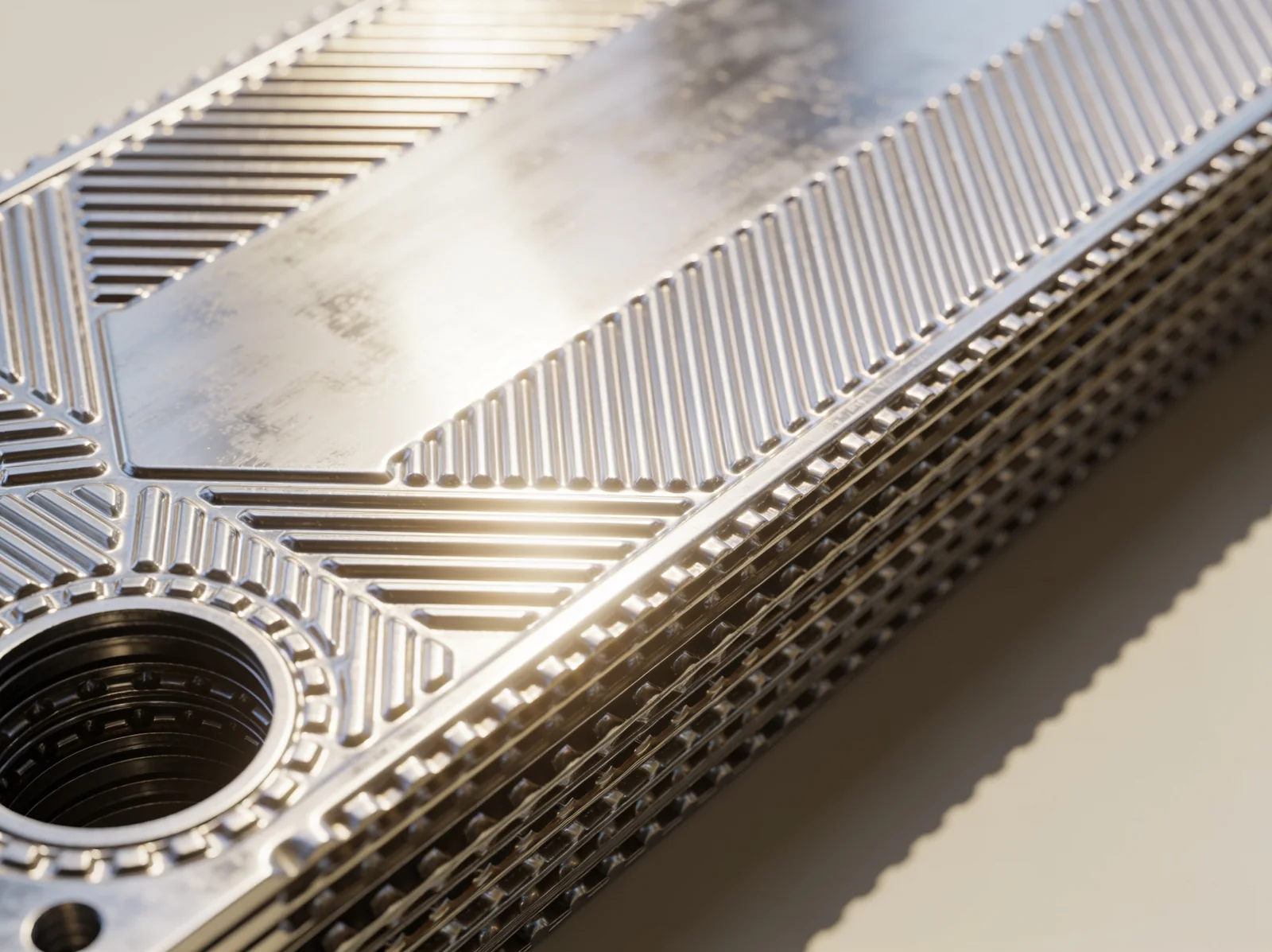 Plate heat-exchanger plates supplied from Bhavnagar