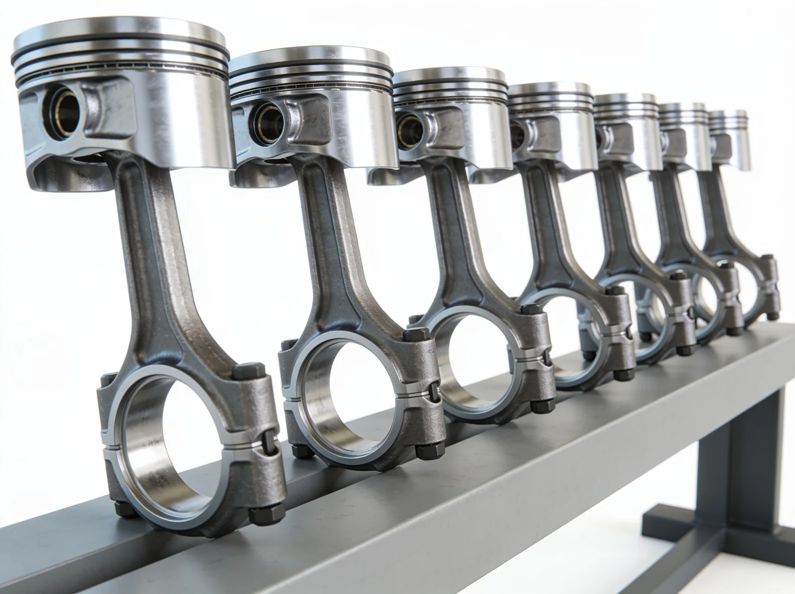 Reconditioned marine engine pistons and piston crowns