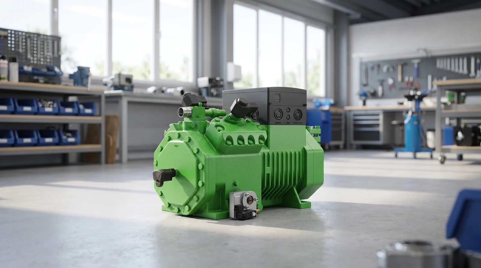 Bitzer semi-hermetic reciprocating refrigeration compressor - spare parts supplier