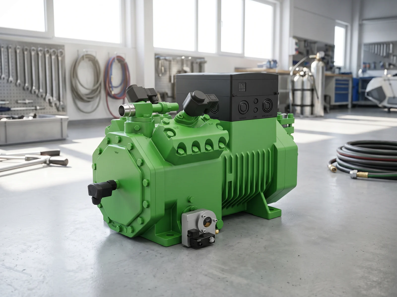 Bitzer screw reciprocating marine main engine