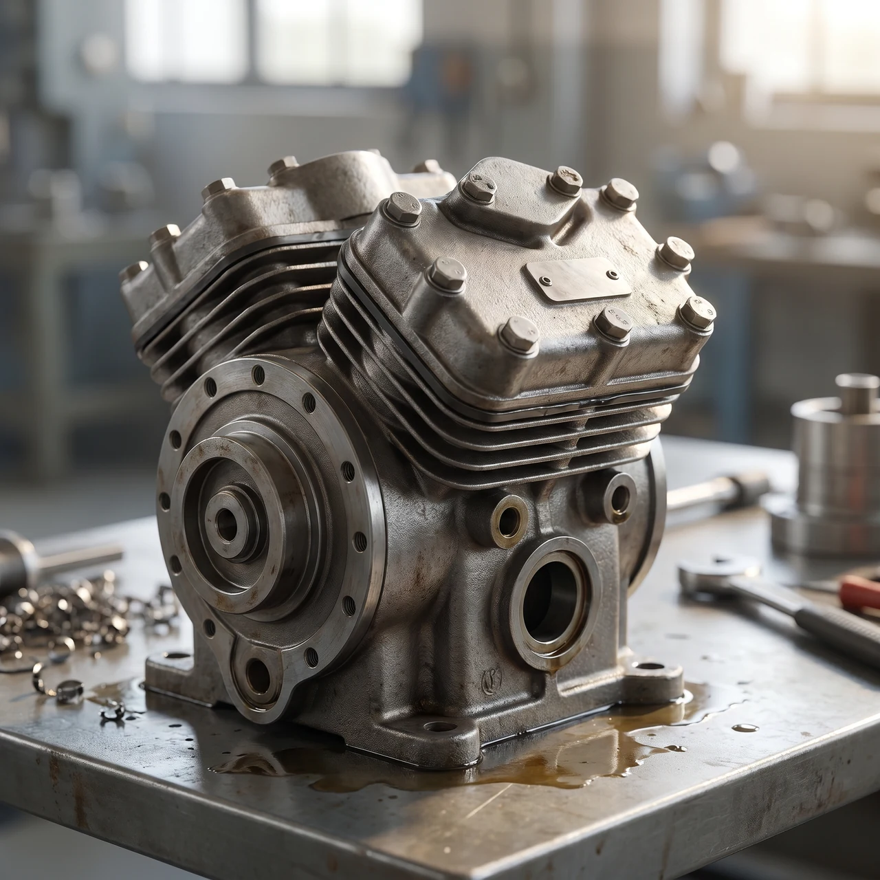 cylinder head of marine refrigeration compressor