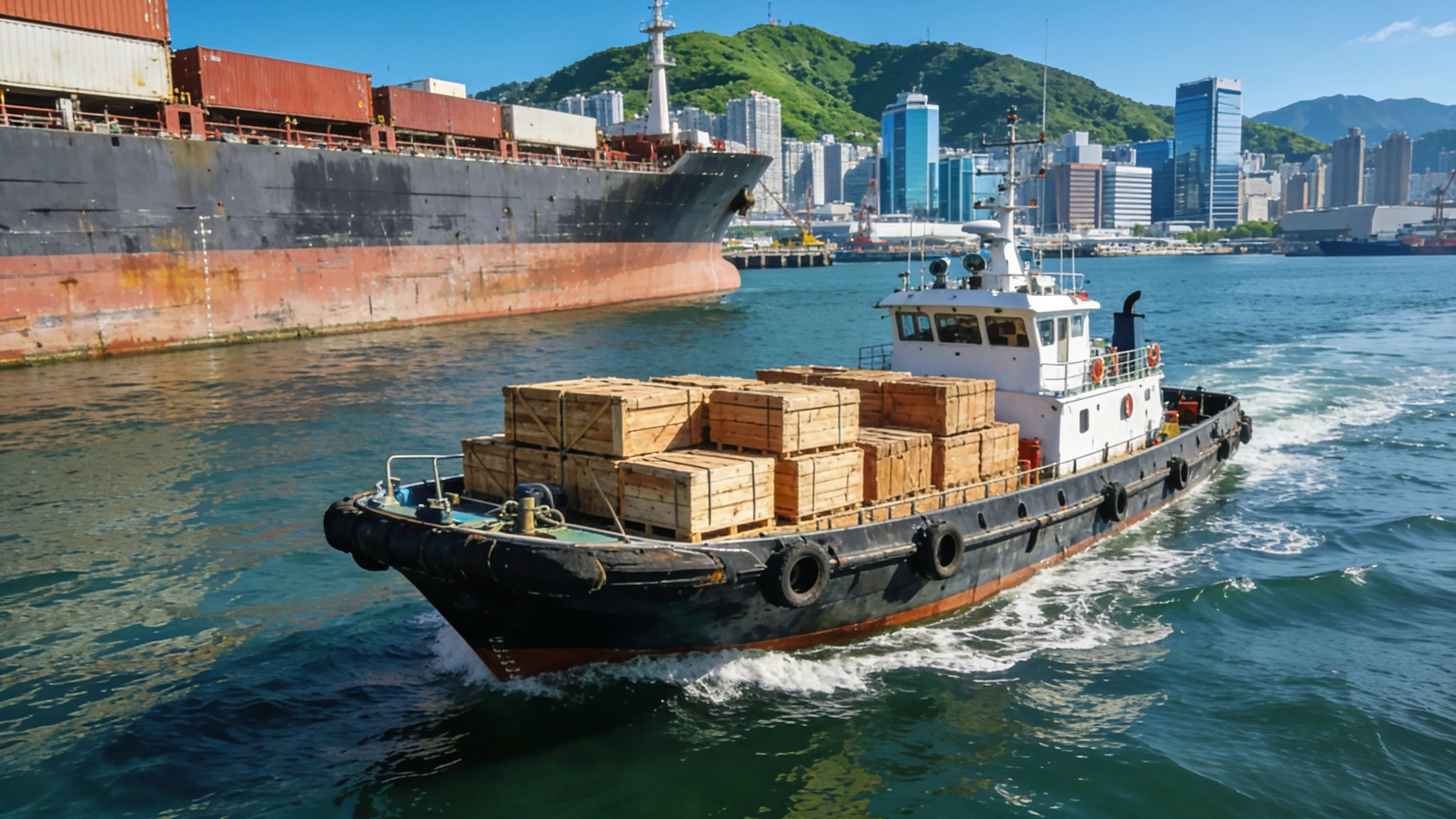 Ulsan port South Korea