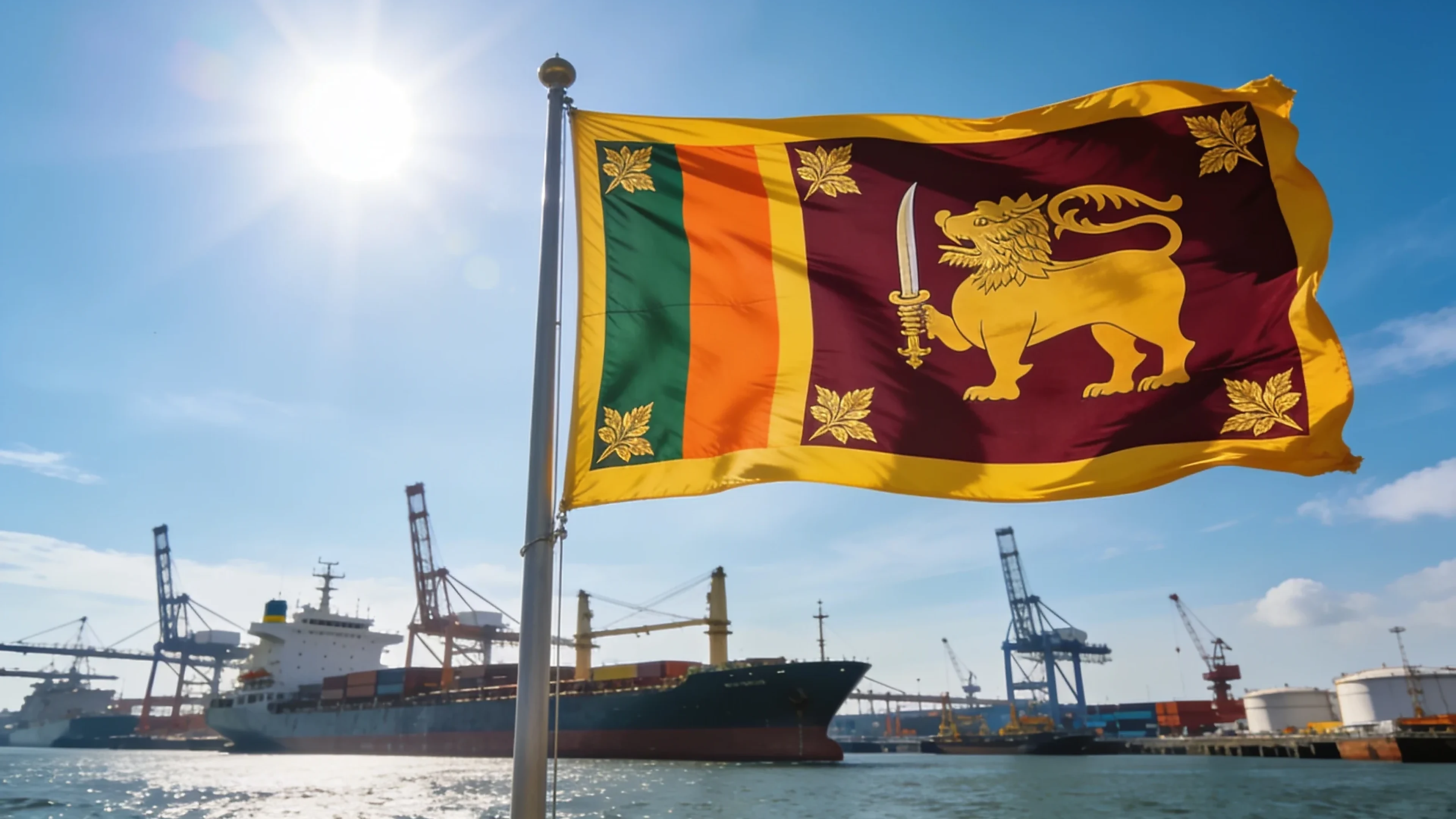 Container vessel calling the Port of Colombo - get your ship spares quote