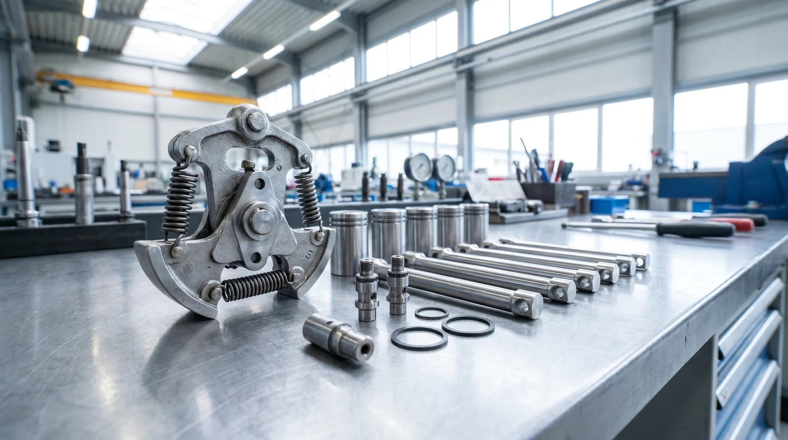 Regulateurs Europa Viking series reconditioned parts beside Alang