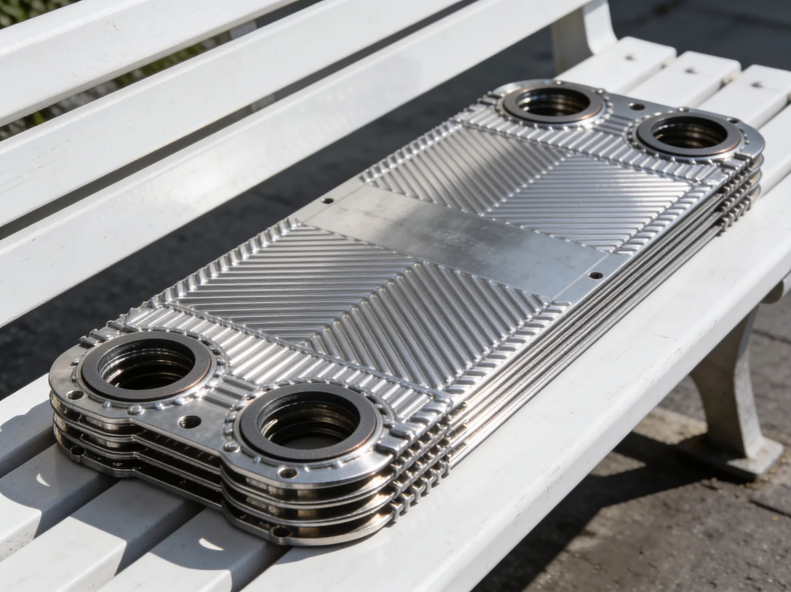 Marine plate heat-exchanger spares for delivery to a vessel