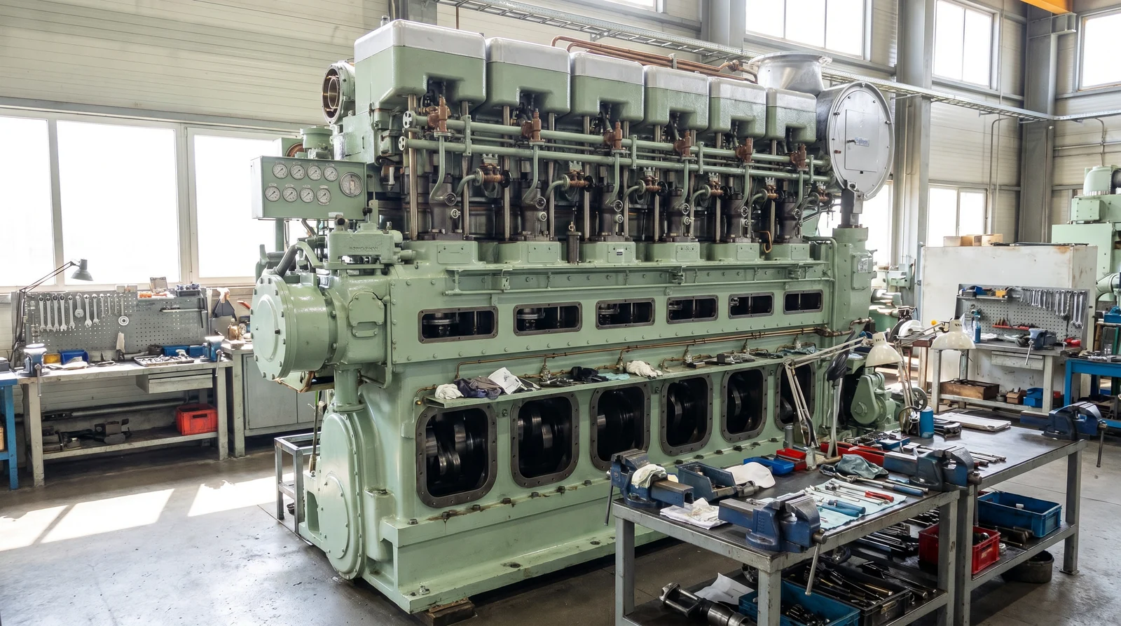 Hanshin-Hanshin LH reconditioned parts beside Alang