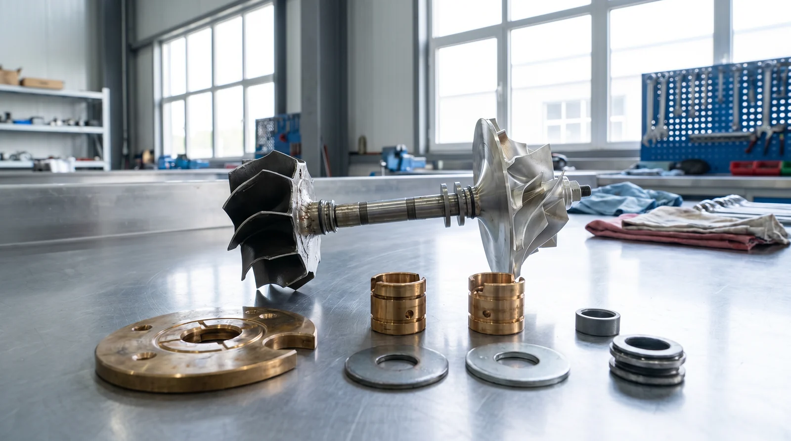 IHI AT reconditioned parts beside Alang