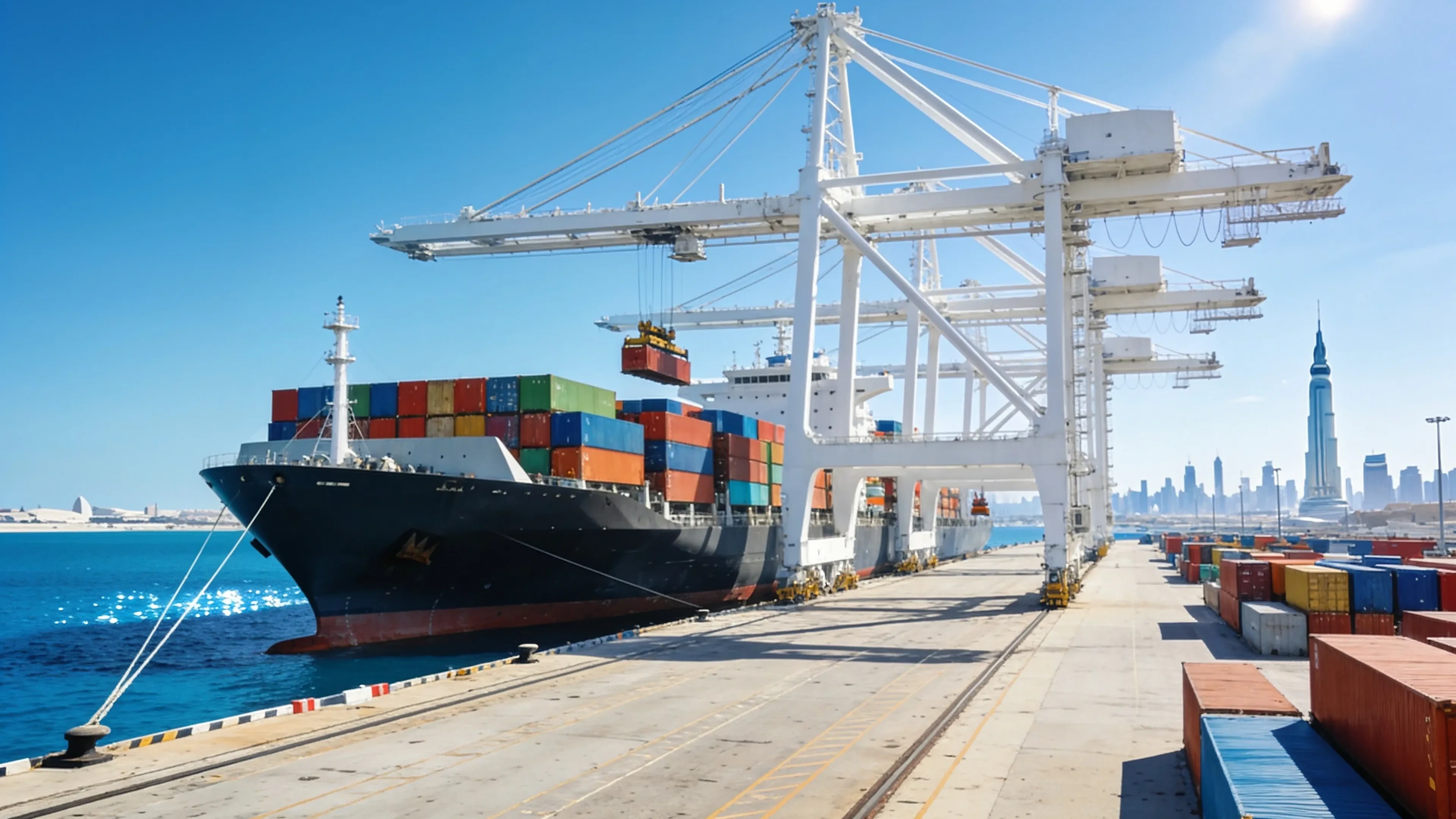 Jebel Ali port marine spare parts