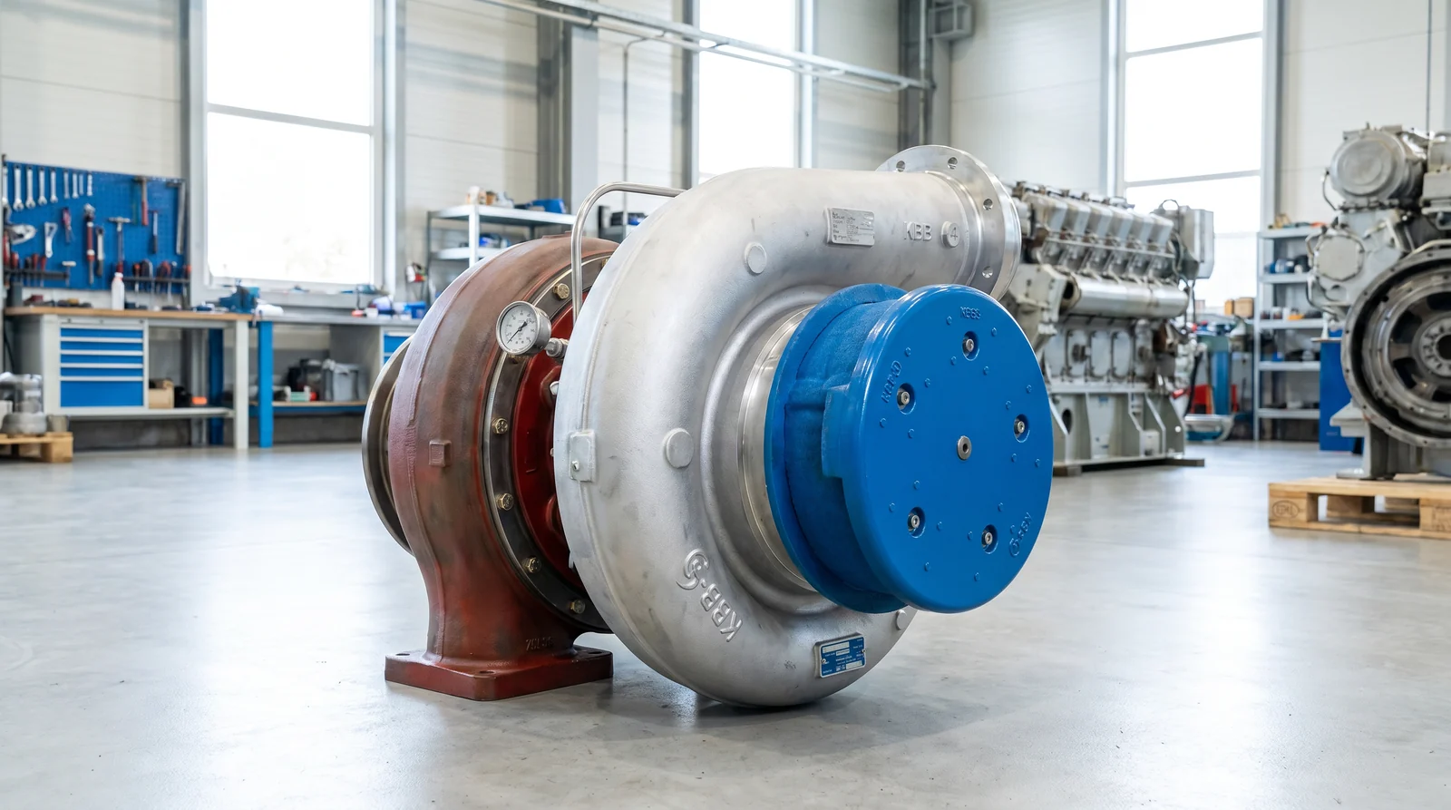 KBB HPR marine turbocharger - spare parts supplier