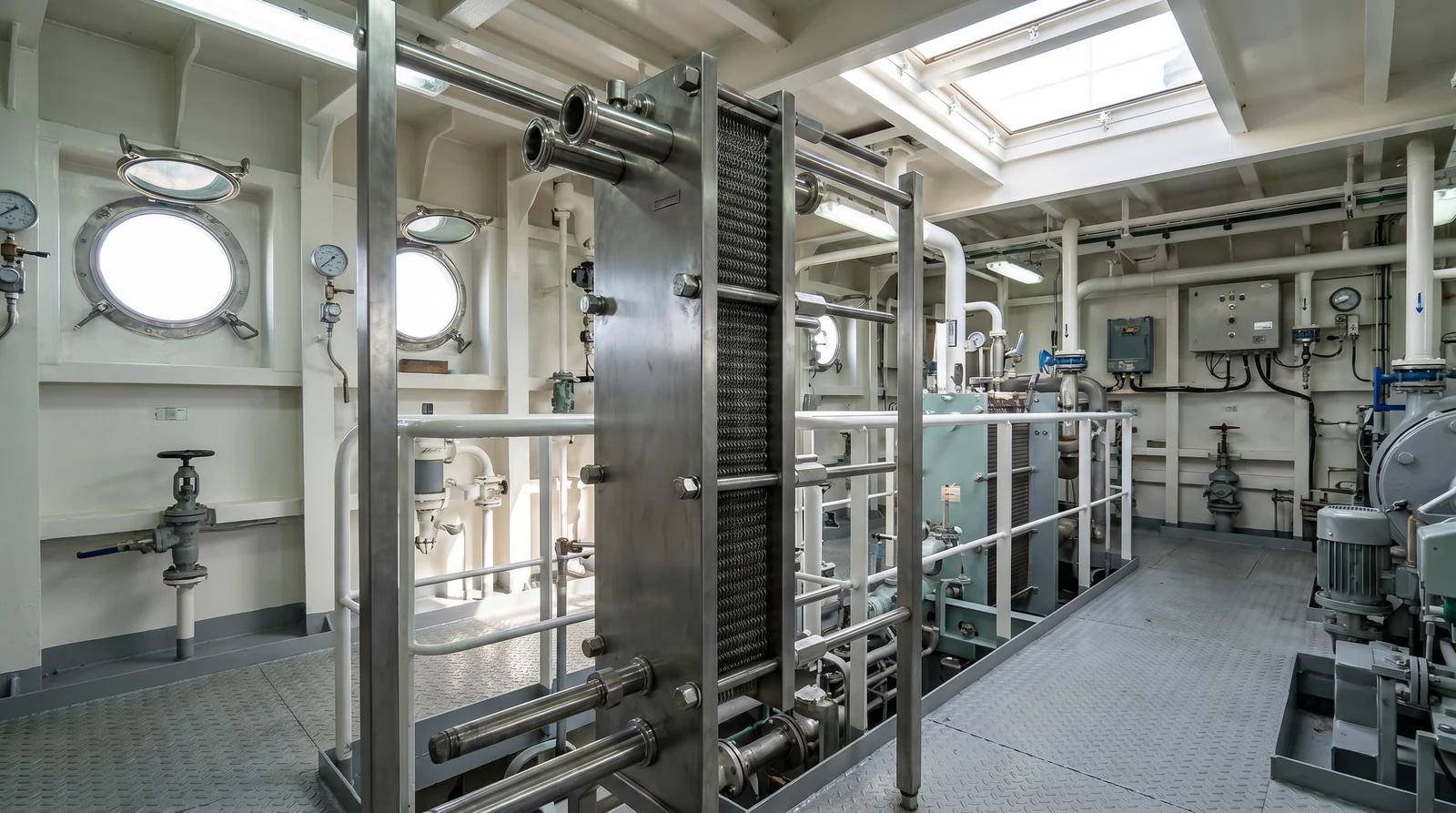Kelvion gasketed plate heat exchanger - marine spare parts supplier