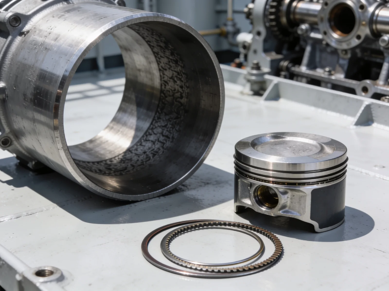Marine main-engine spare parts for delivery to Singapore