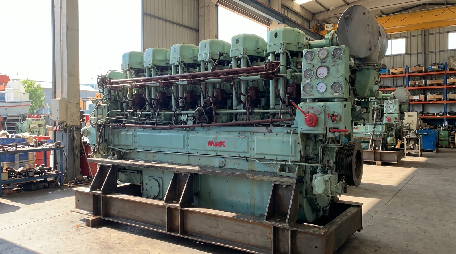 MaK M20 M25 running-gear parts