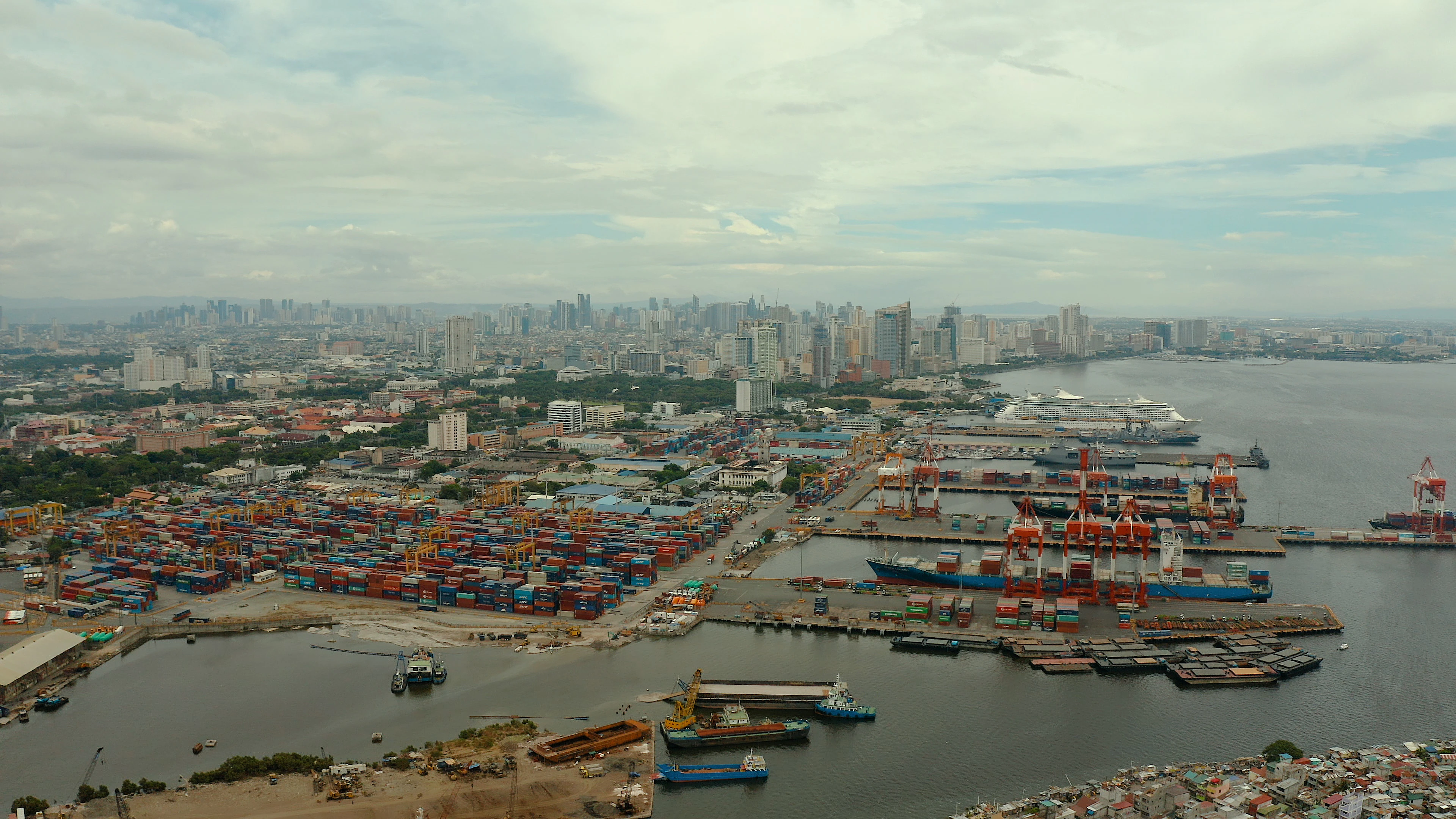 Port of Manila - marine spare parts delivered to Manila