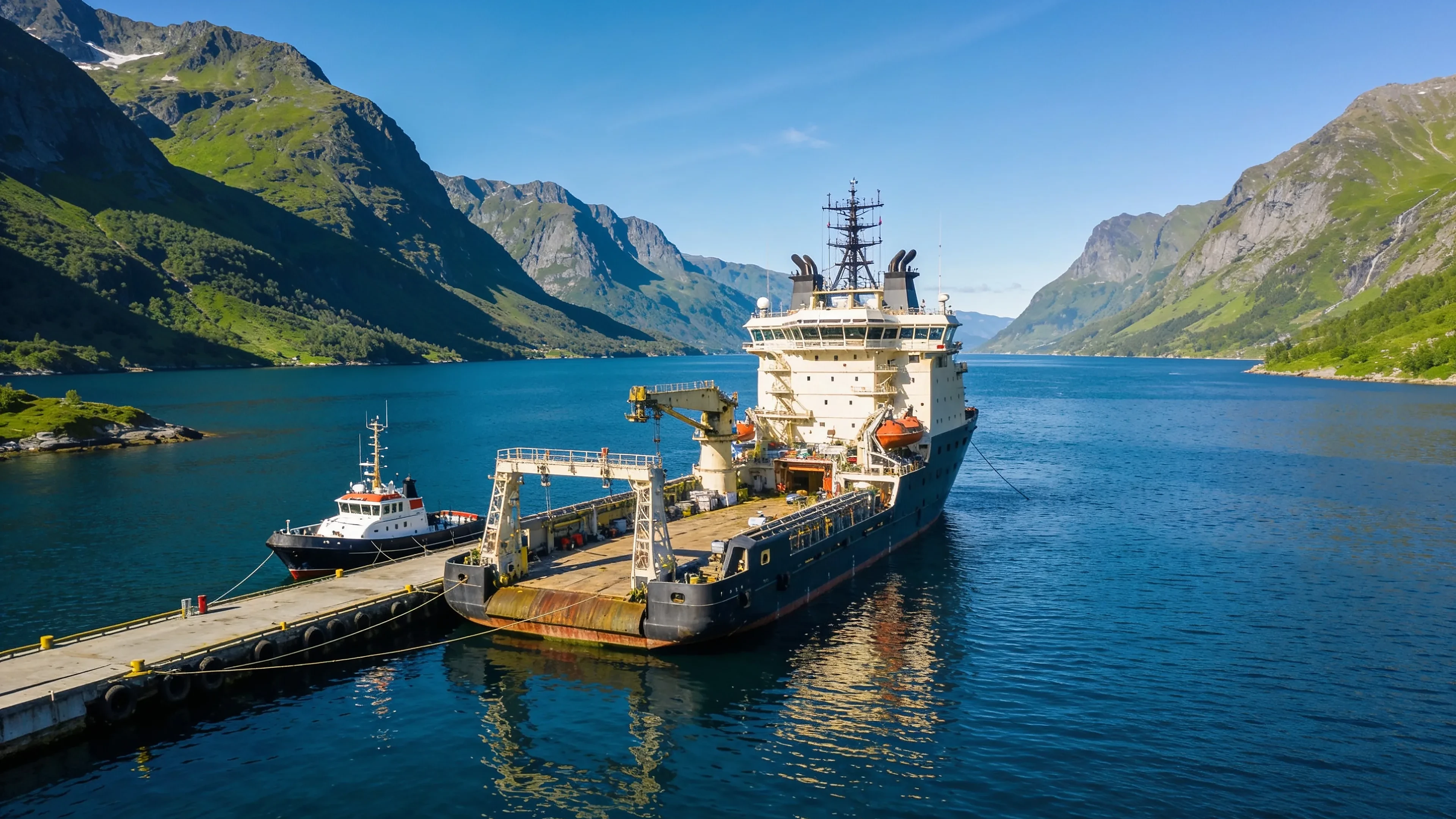 Bergen port Norway