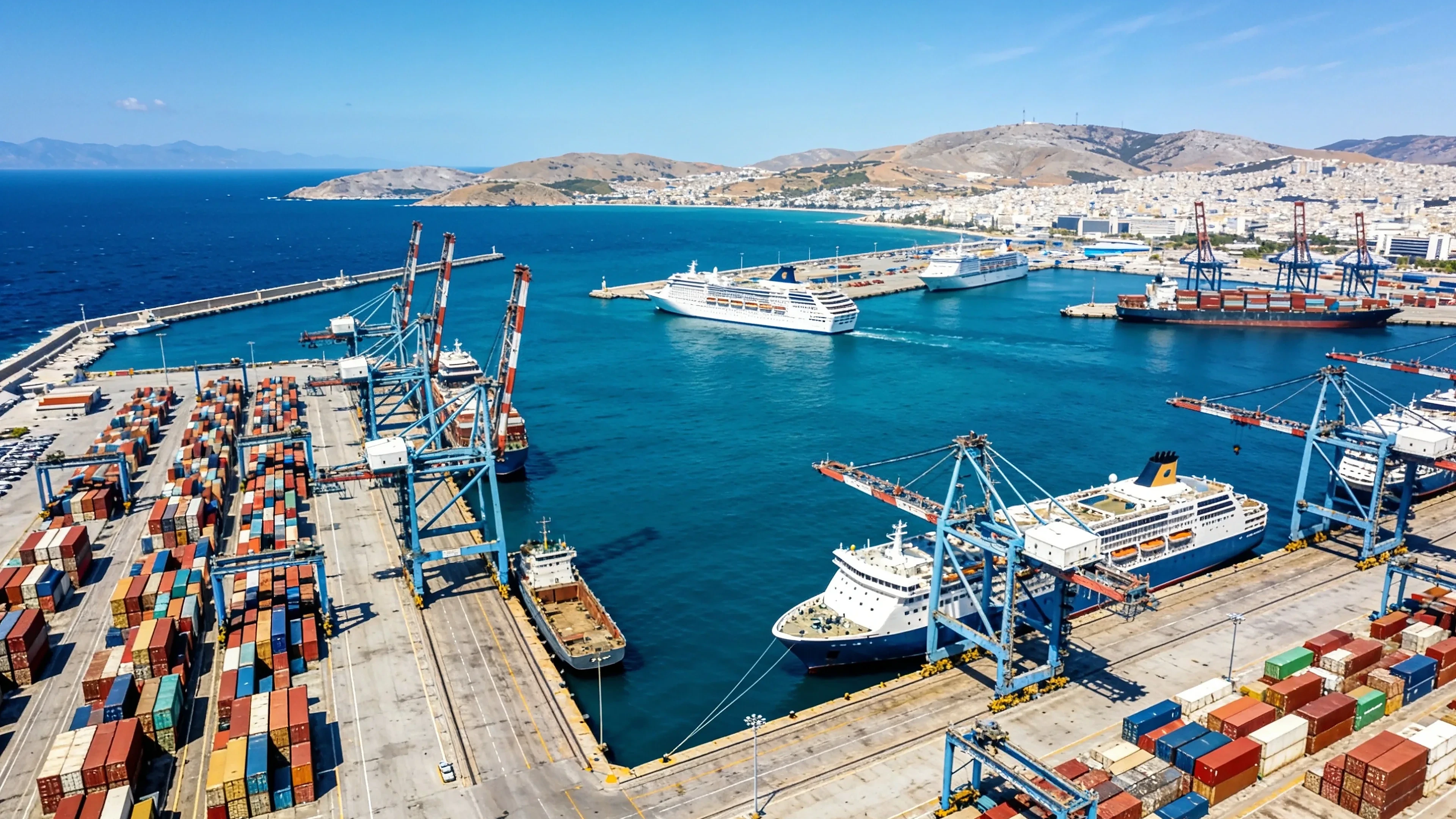 Piraeus port Greece marine spare parts