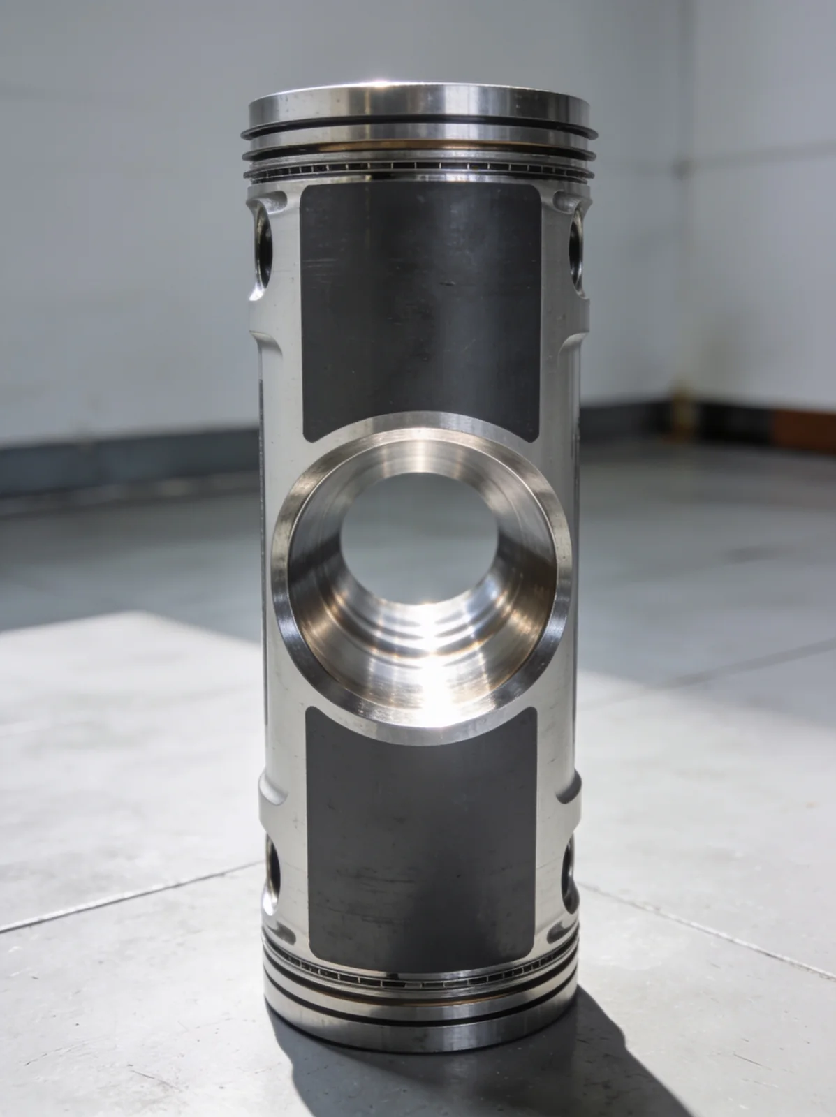 Row of marine cylinder liners supplied from India