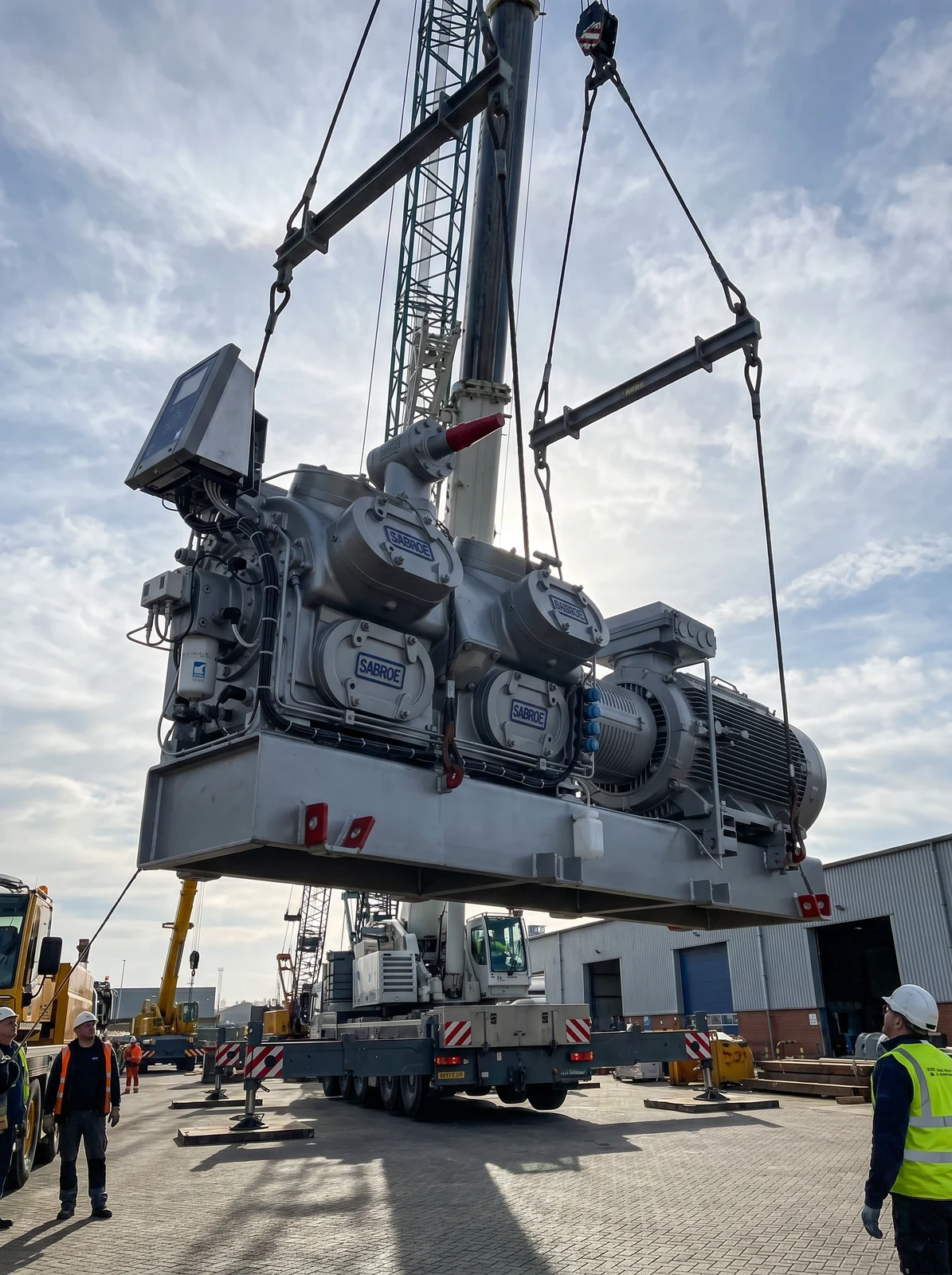 Sabroe marine refrigeration compressor