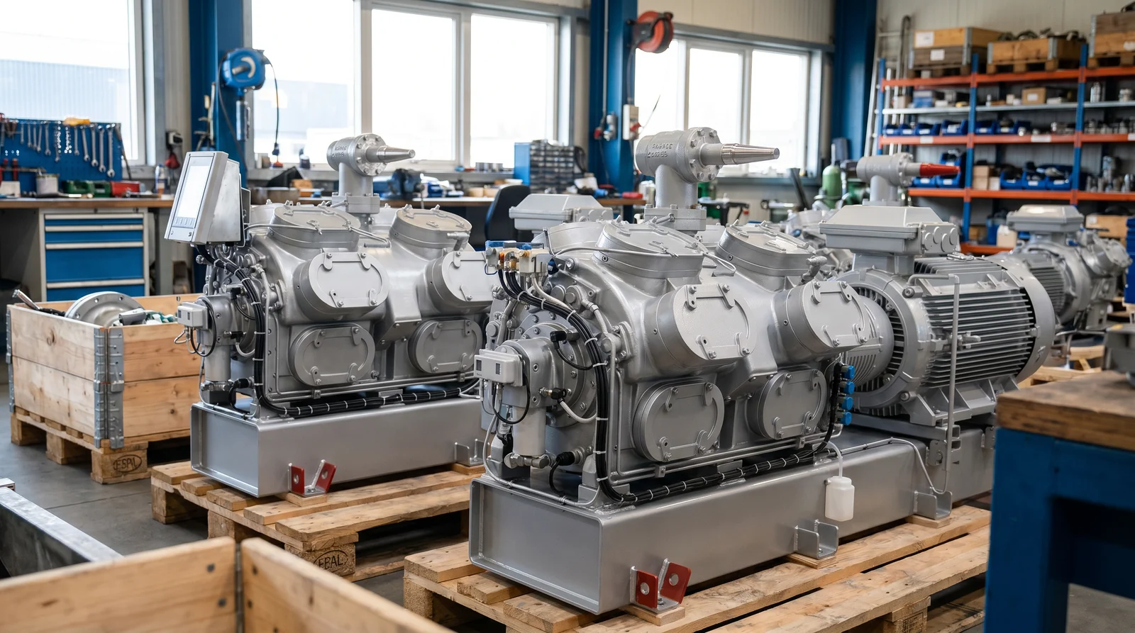 Sabroe-Sabroe SMC series reconditioned parts beside Alang