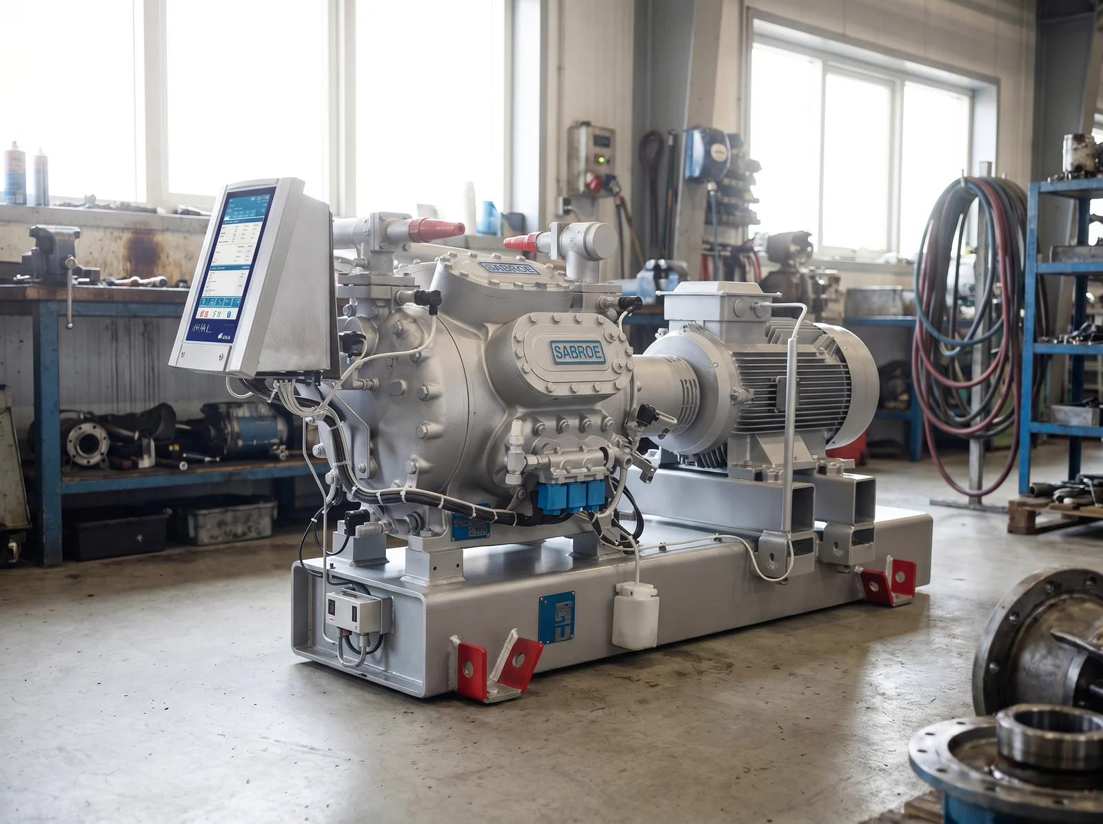 Sabroe CMO reciprocating marine main engine