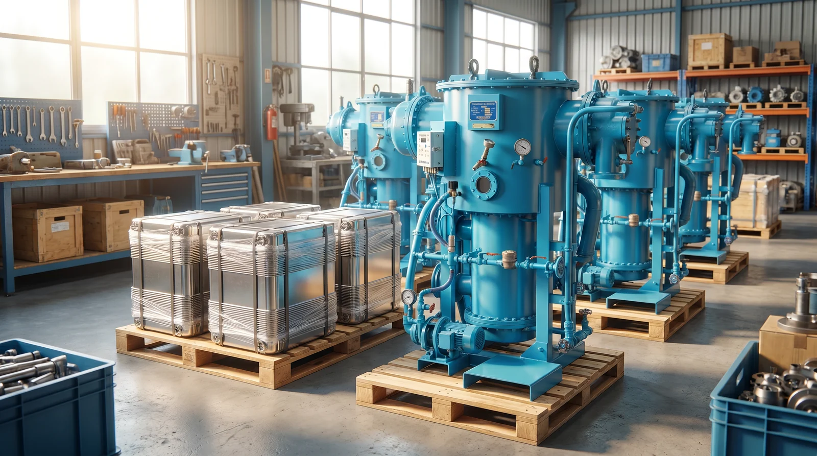 Sasakura KE series reconditioned parts beside Alang