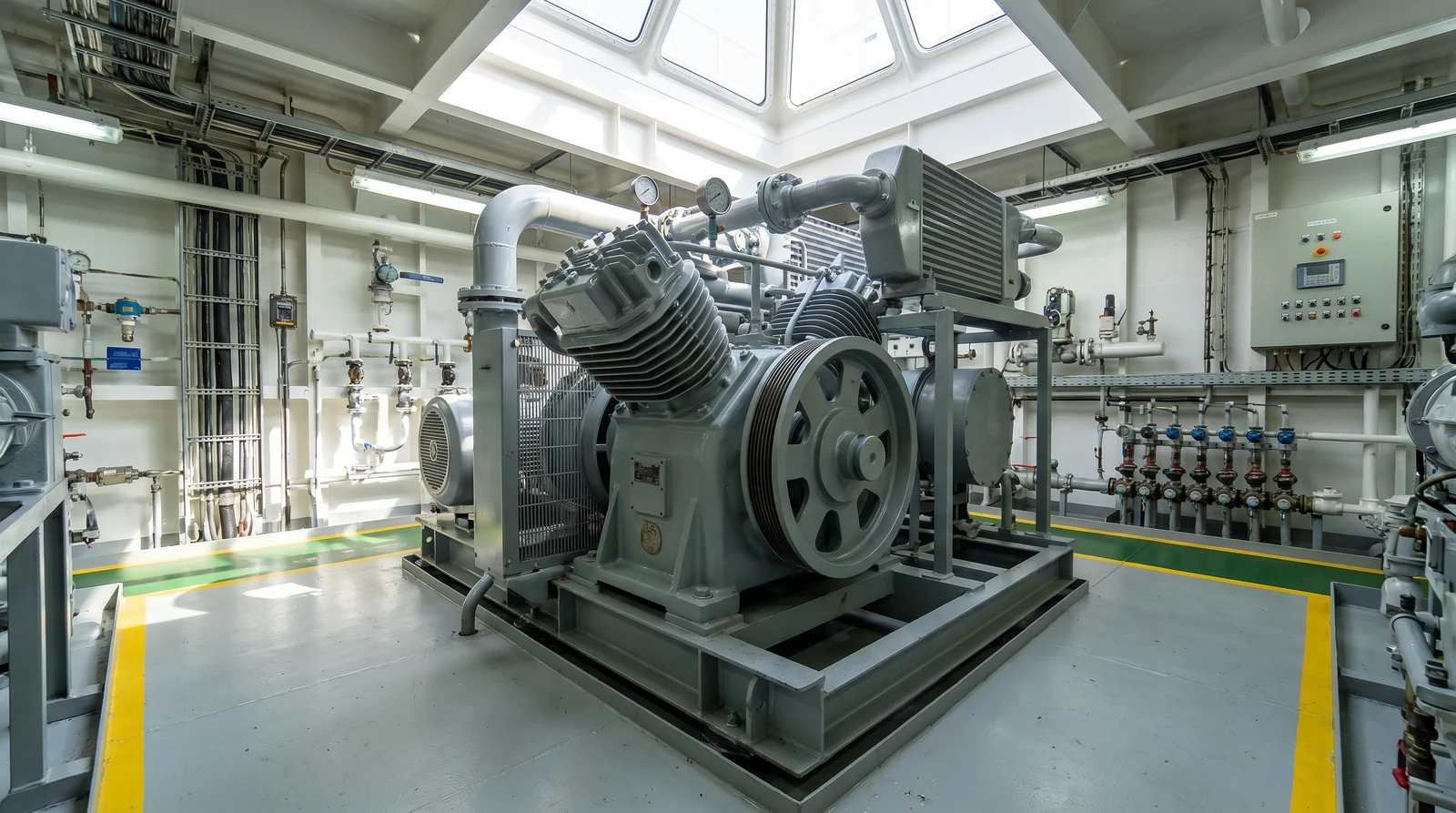 Sauer and Sohn marine reciprocating air compressor - spare parts supplier