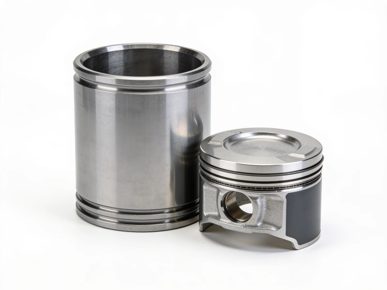 Row of marine cylinder liners supplied from India
