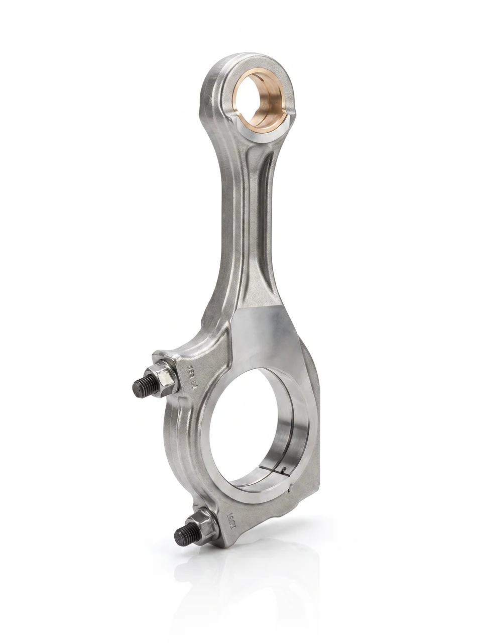 Reconditioned Sulzer connecting rod, machined and inspected in India