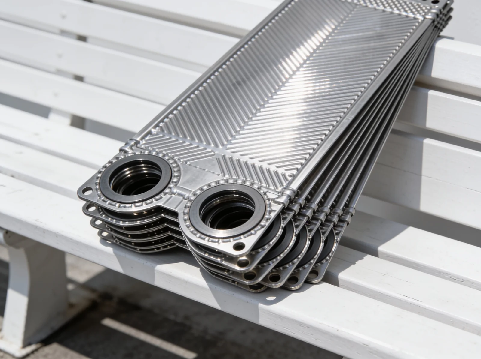 Marine plate heat-exchanger spares for delivery to Manila