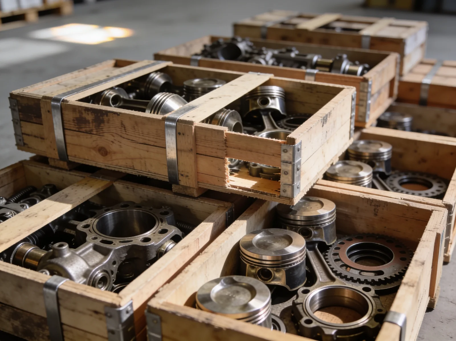 Bulk Carrier spare parts packed for export dispatch | Wattmare