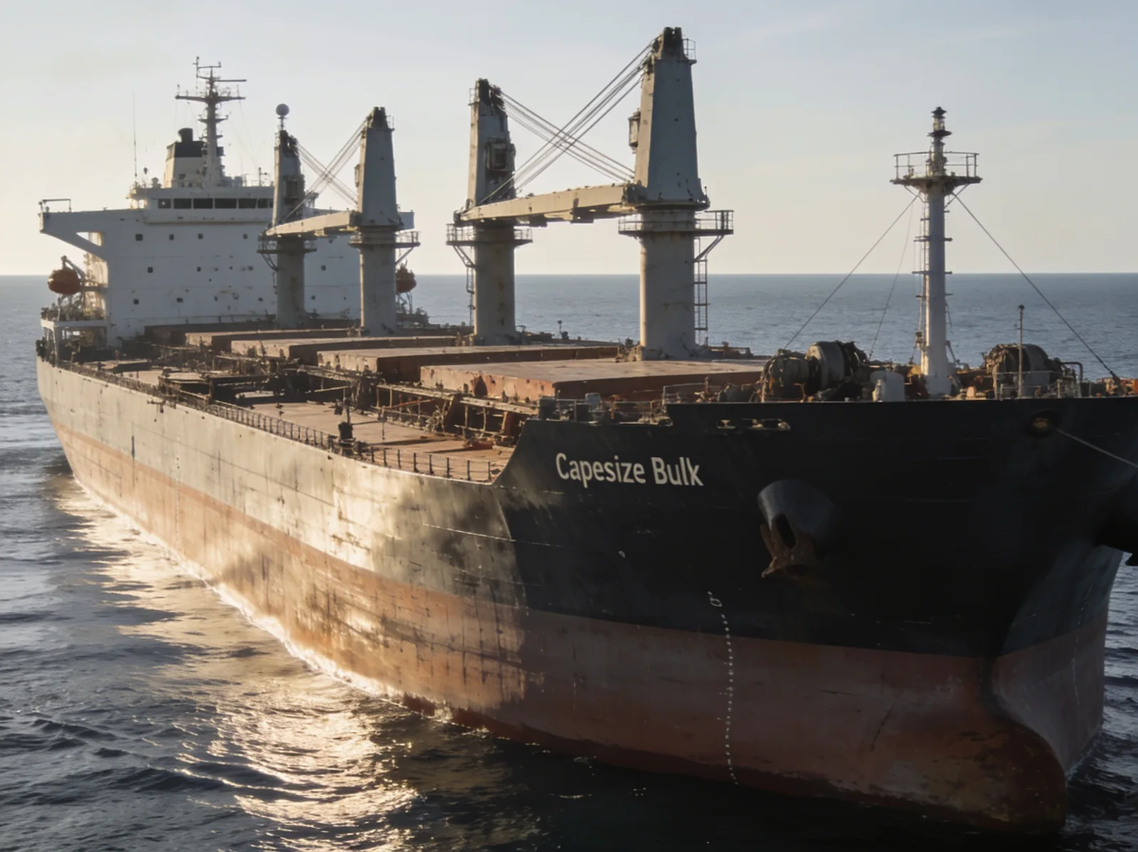 Bulk Carrier at sea — spare parts for every vessel size | Wattmare