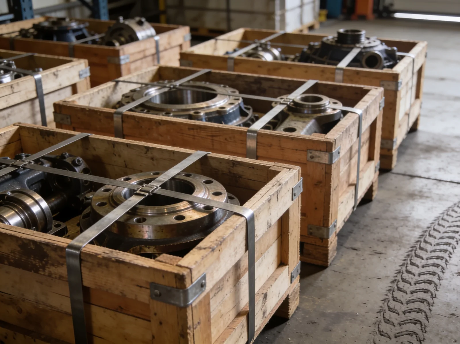 Cruise & Ferry spare parts packed for export dispatch | Wattmare