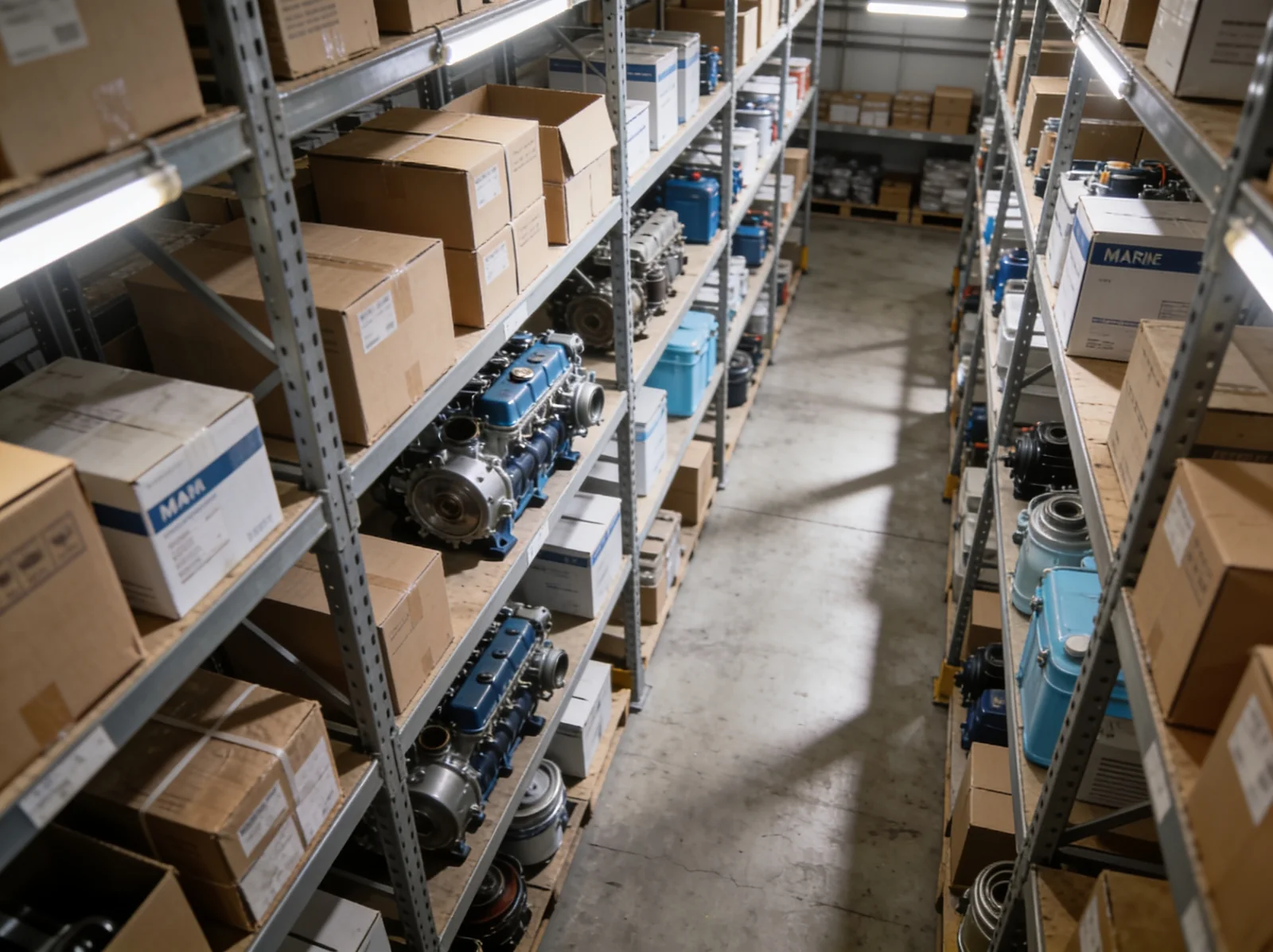 Cruise & Ferry spare parts in stock at Wattmare, Bhavnagar India