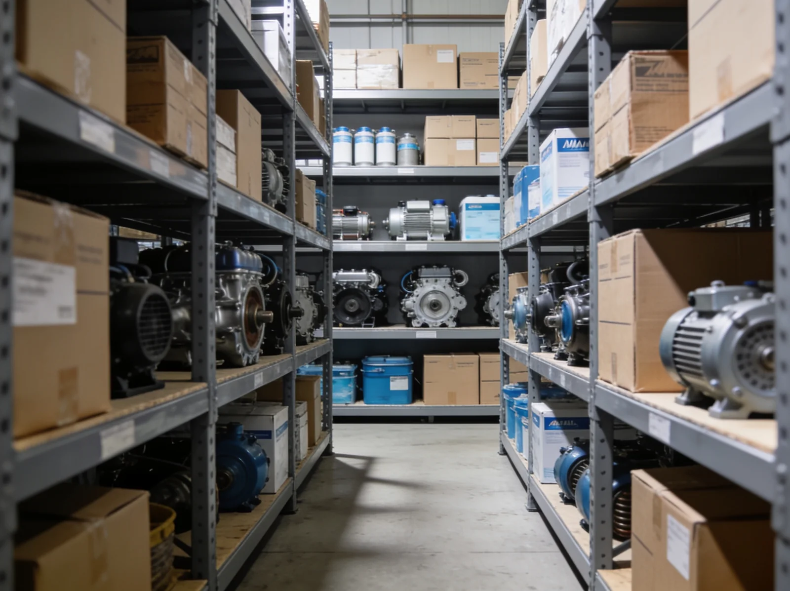 Fishing Vessel spare parts in stock at Wattmare, Bhavnagar India