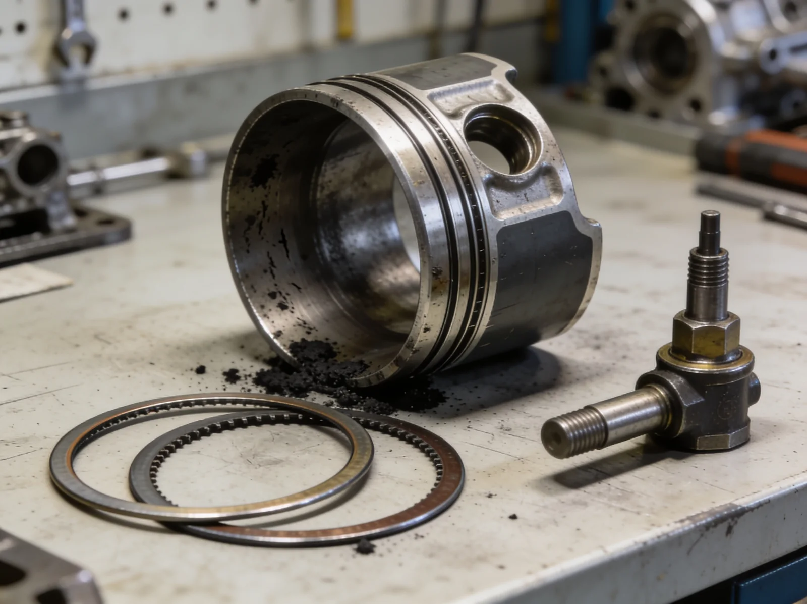 Main-engine liner, ring & fuel-valve wear — general cargo spare parts | Wattmare