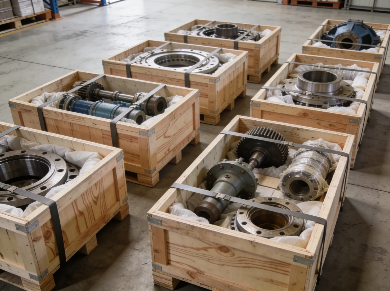 General Cargo spare parts packed for export dispatch | Wattmare