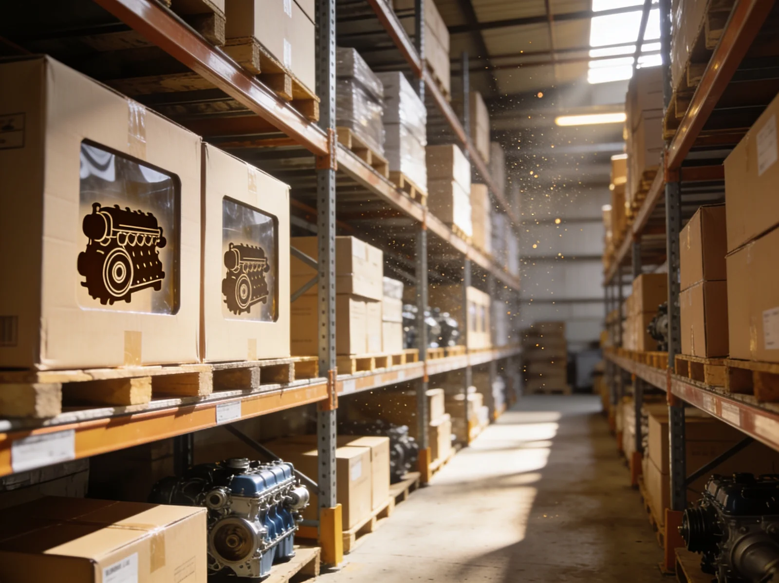 General Cargo spare parts in stock at Wattmare, Bhavnagar India