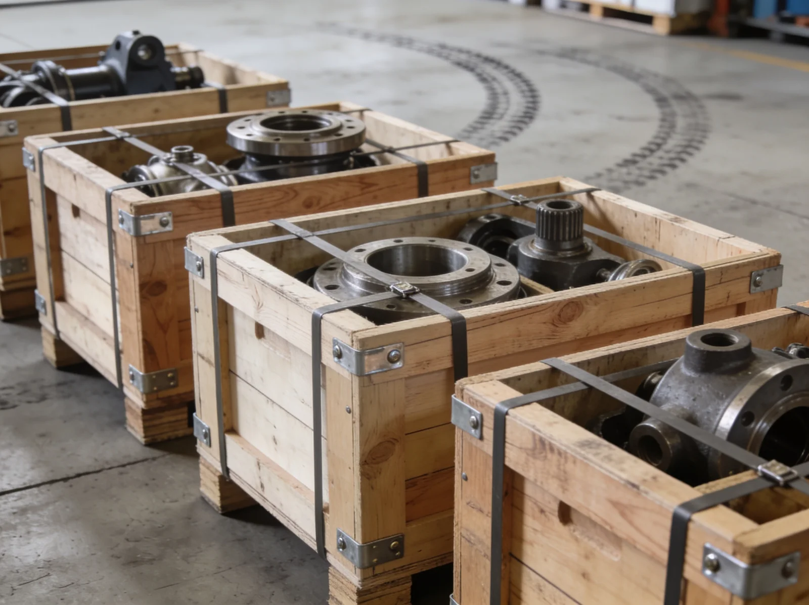 LNG Carrier spare parts packed for export dispatch | Wattmare