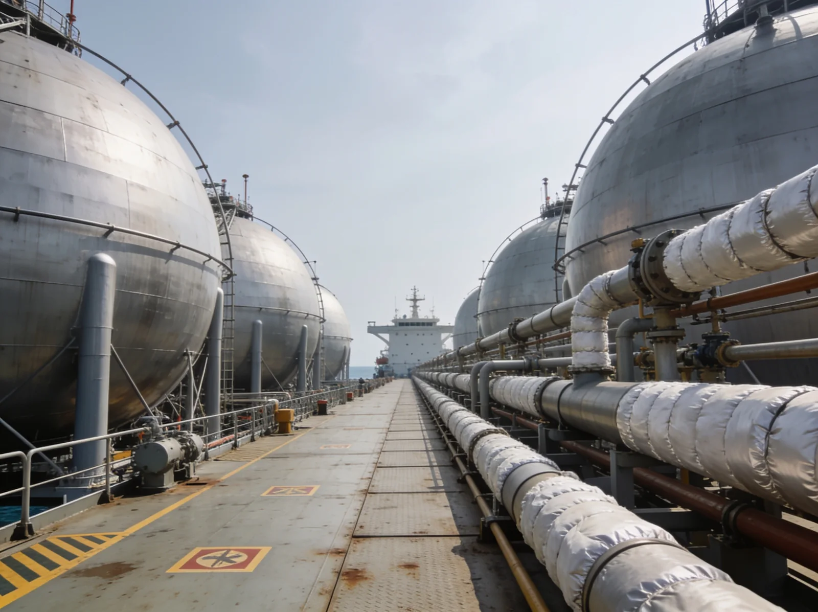LNG Carrier engine room — marine machinery spare parts | Wattmare