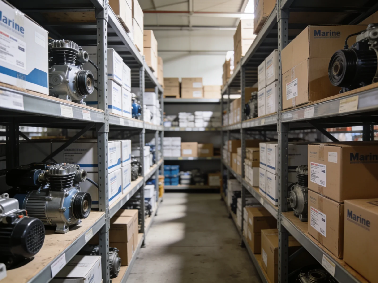 LNG Carrier spare parts in stock at Wattmare, Bhavnagar India