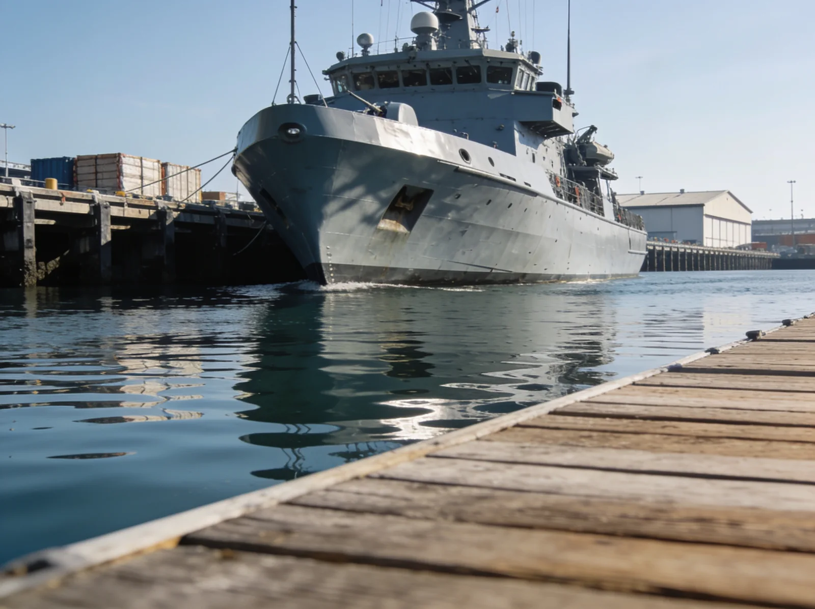 Naval & Coast Guard arriving in port — Wattmare marine spare parts