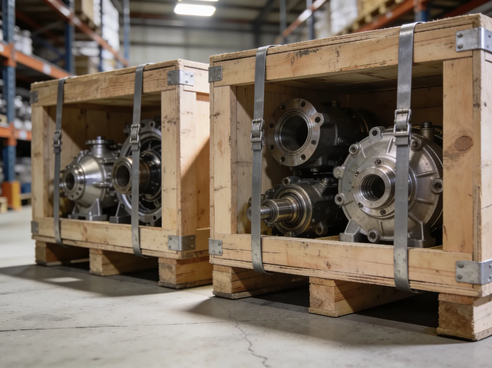 Naval & Coast Guard spare parts packed for export dispatch | Wattmare