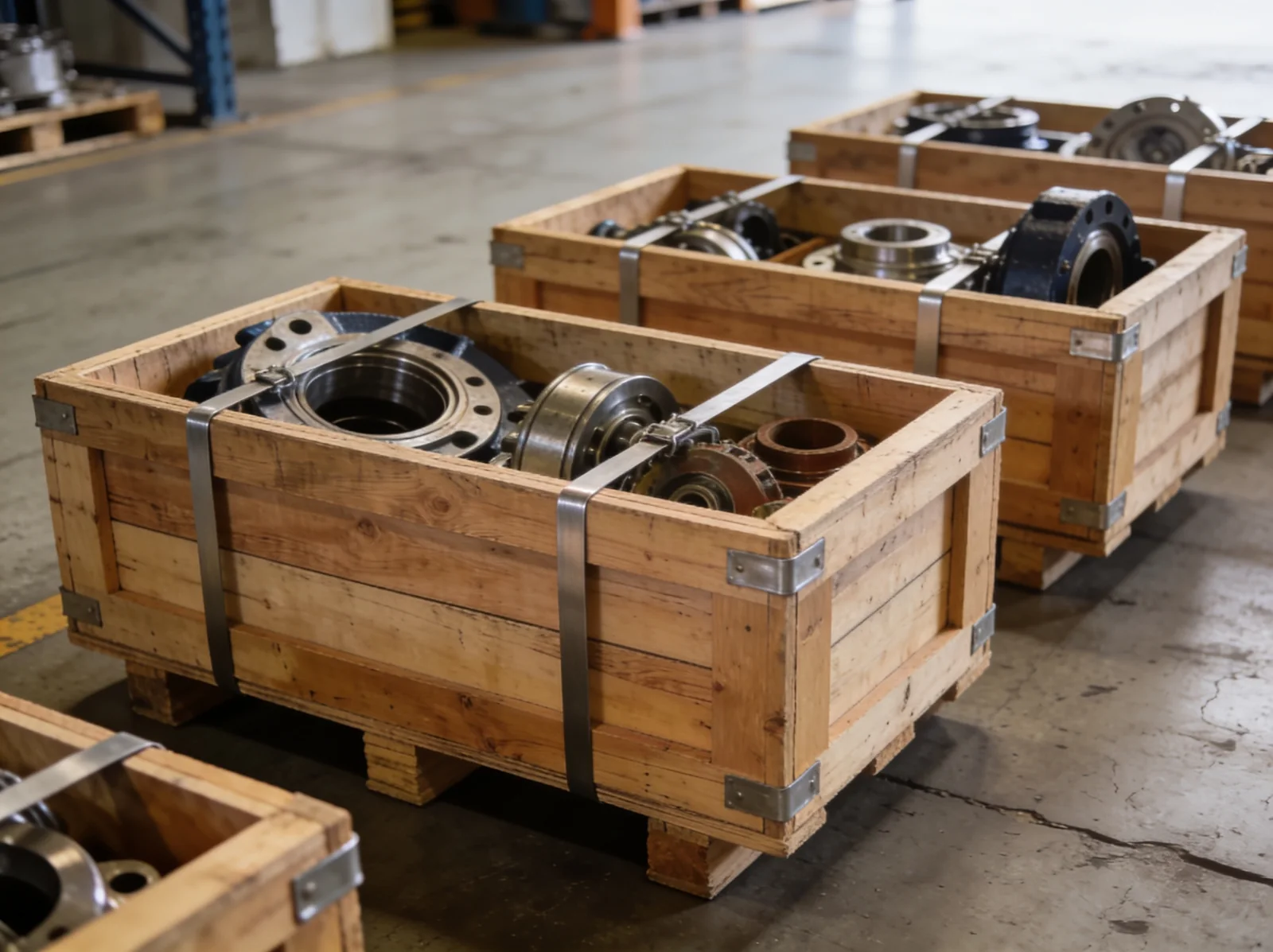 Ro-Ro Vessel spare parts packed for export dispatch | Wattmare